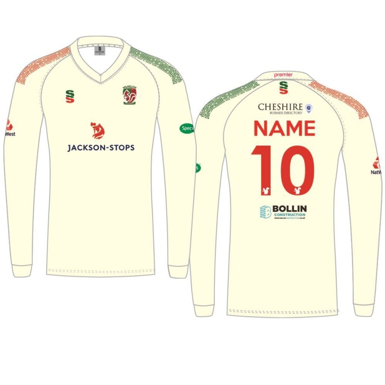 WILMSLOW CRICKET CLUB WHITE LS SWEATER