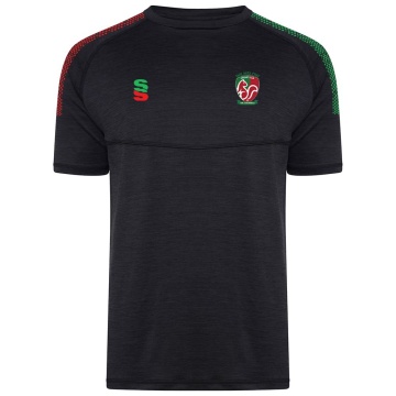 WILMSLOW CRICKET CLUB DUAL TRAINING SHIRT BLACK
