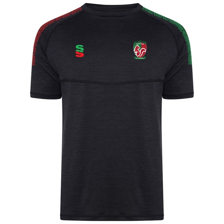 WILMSLOW CRICKET CLUB DUAL TRAINING SHIRT BLACK