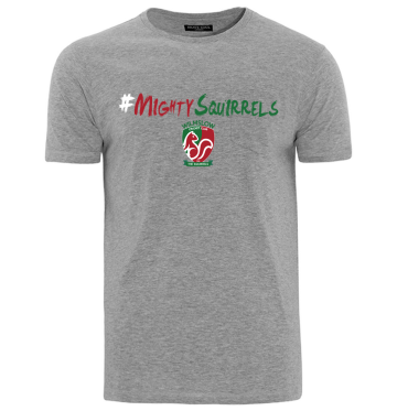 WILMSLOW CRICKET CLUB CUSTOM-DESIGNED T-SHIRT - MIGHTY SQUIRREL