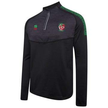 WILMSLOW CRICKET CLUB DUAL MID-LAYER BLACK